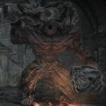 Противники в Dark Souls 2 - Великий воин гигантов