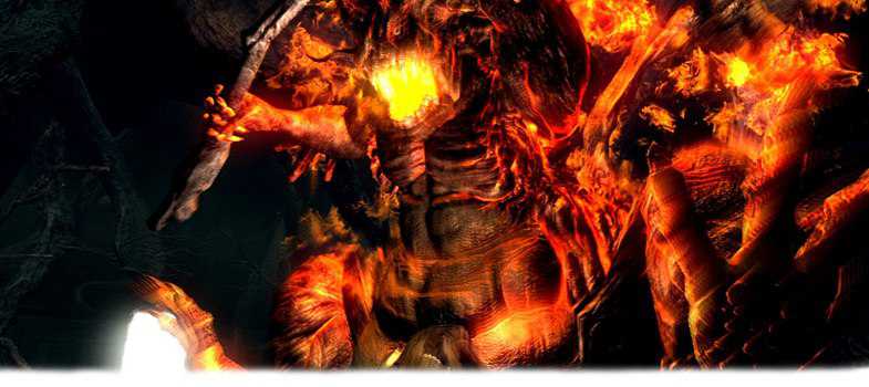 Боссы в Dark Souls - Мудрый демон Огня