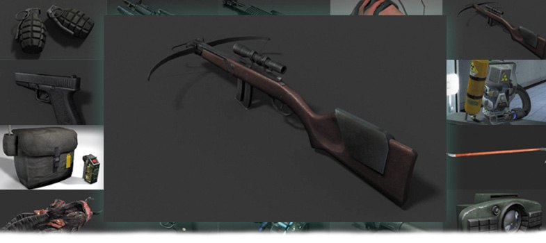 Оружие в Black Mesa - Арбалет