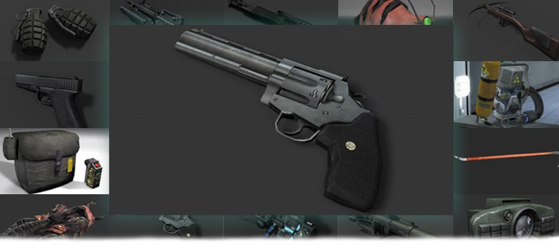 Оружие в Black Mesa -  Револьвер - Магнум .357