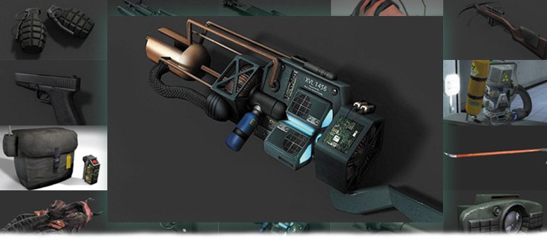 Оружие в Black Mesa - Гаус - пушка