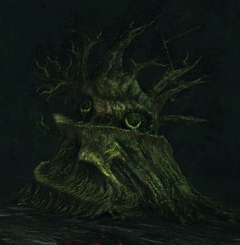 Противники в Dark Souls 2 - Языческое дерево