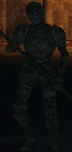 Противники в Dark Souls 2 - Каменный солдат