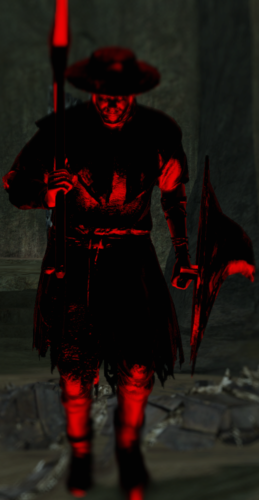 Фантомы в Dark Souls 2 - Крестьянин со свиным щитом