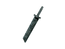 Старый двуручный меч рыцаря