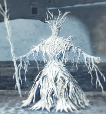 Противники в Dark Souls 2 - Замерзший дух леса