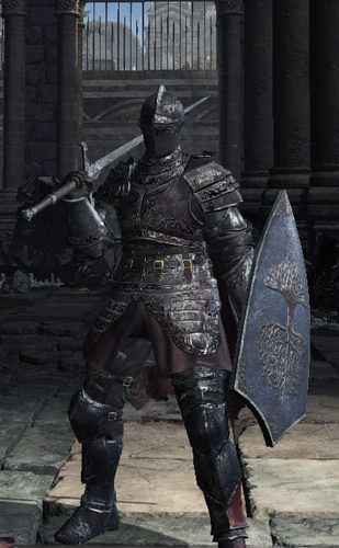 Противники в Dark Souls 3 - Рыцарь крови дракона 