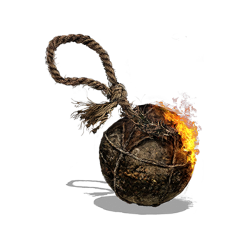 Огненная бомба на веревке