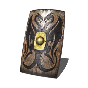 Малые щиты в Dark Souls 3 - Щит с двумя драконами 
