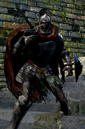 Противники в Dark Souls - Балдерский рыцарь