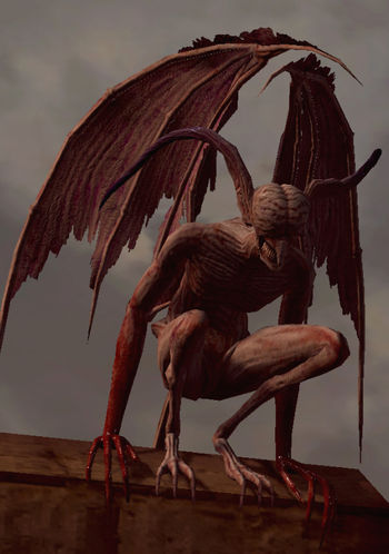 Противники в Dark Souls - Демон-летучая мышь