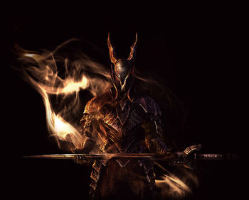 Мини-боссы в Dark Souls - Черный Рыцарь