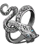 Кольца в Dark Souls - Кольцо с серебряным змеем