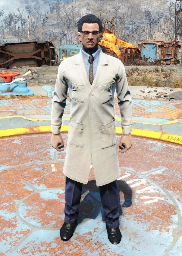 Уникальная броня и одежда в Fallout 4 - Лабораторный халат Кэбота