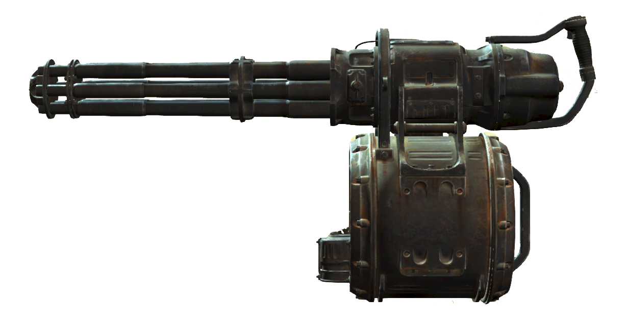 Тяжёлое оружие в Fallout 4 - Миниган 