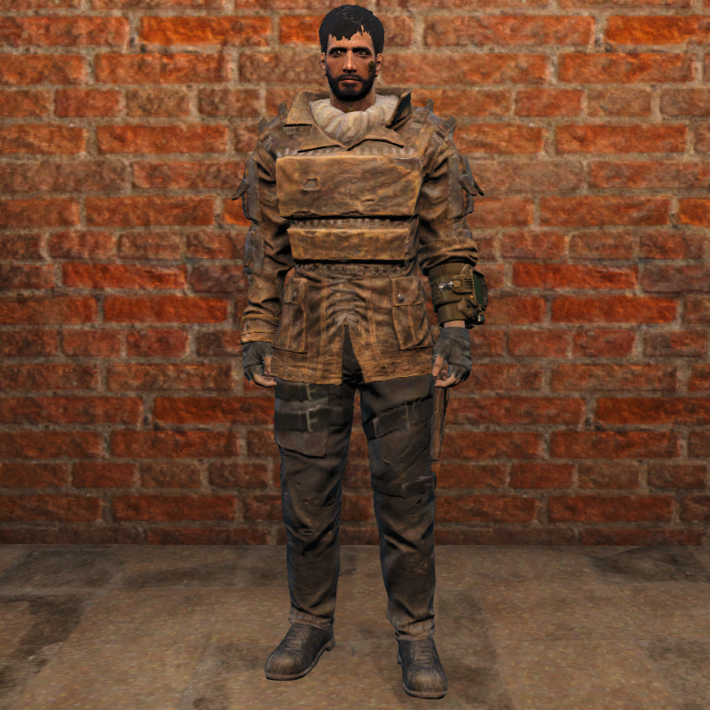 Броня и одежда в Fallout 4 - Бронированное пальто «Подземки»