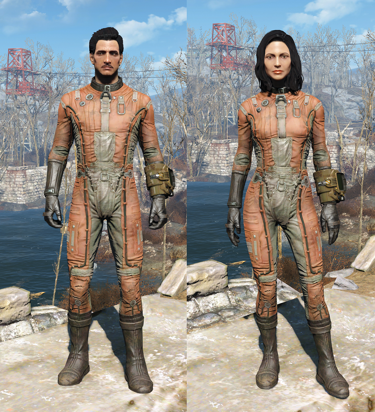 Броня и одежда в Fallout 4 - Форма Братства Стали 