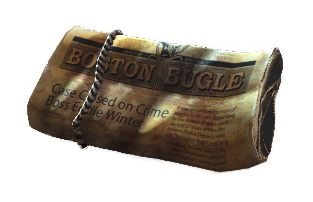 Предметы в Fallout 4 - Доставленный выпуск «Бостон бьюгл»