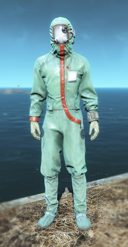 Броня и одежда в Fallout 4 - Костюм с капюшоном для чистой комнаты