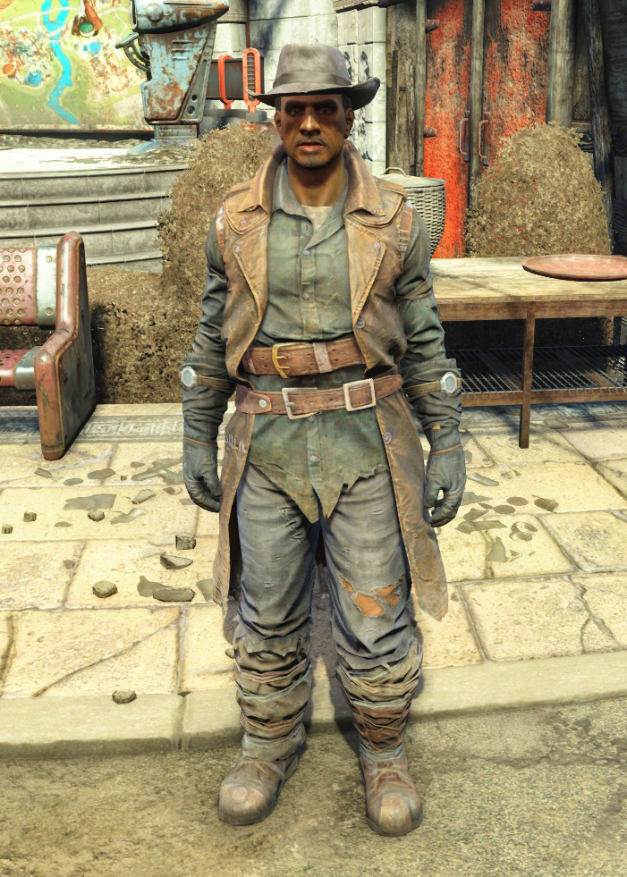Броня и одежда в Fallout 4 - Костюм бродяги
