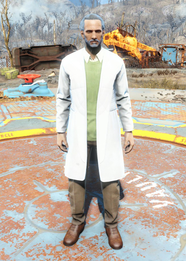 Броня и одежда в Fallout 4 - Лабораторный халат Отца