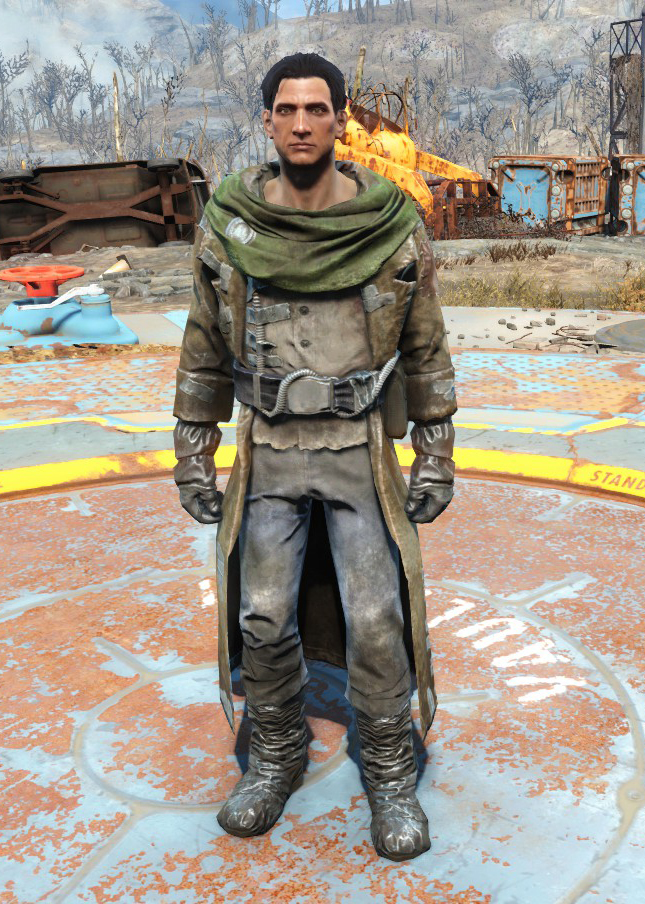 Броня и одежда в Fallout 4 - Кожаное пальто