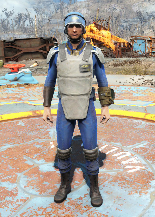 Броня и одежда в Fallout 4 - Броня охранника «Волт-Тек»