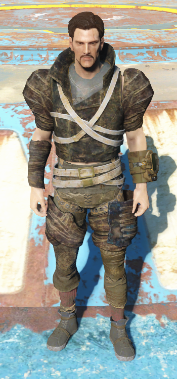 Броня и одежда Nuka-World в Fallout 4 - Броня Адептов (ремни)