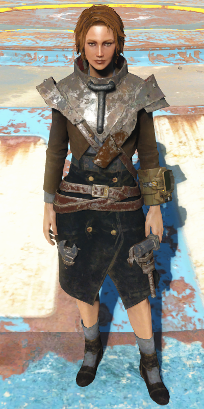 Броня и одежда Nuka-World в Fallout 4 - Бронированная юбка Операторов