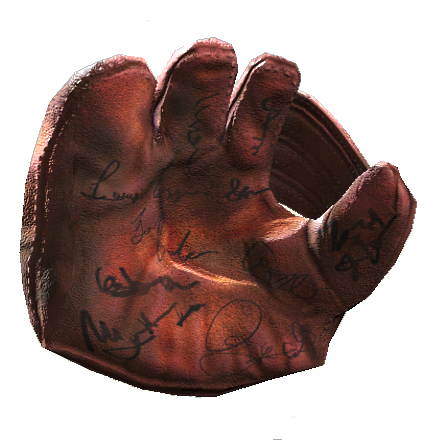 Предметы в Fallout 4 - Бейсбольная перчатка с автографом