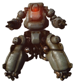 Существа в Fallout 4 - Робот-охранник 