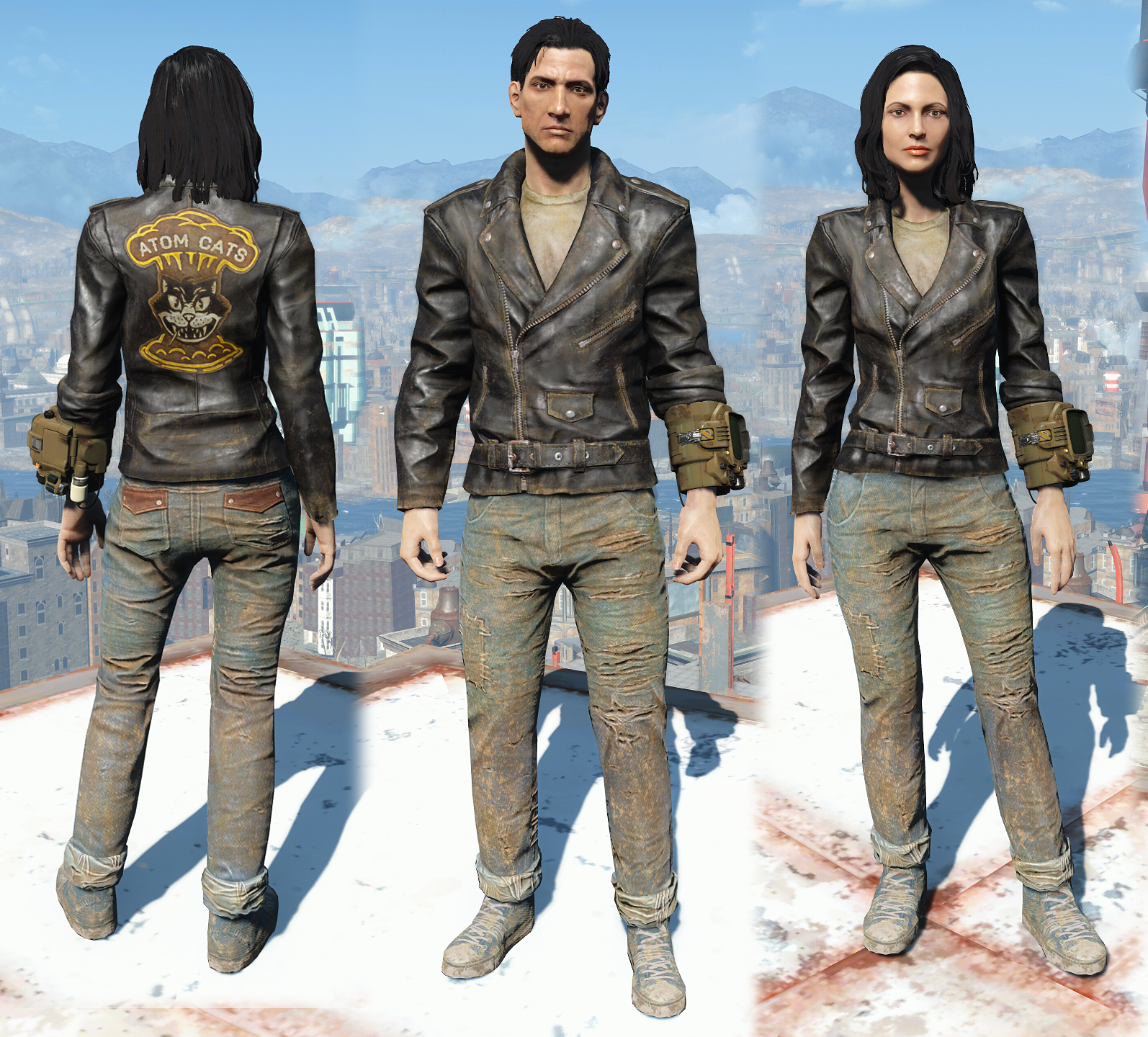 Уникальная броня и одежда в Fallout 4 - Куртка и джинсы Зика