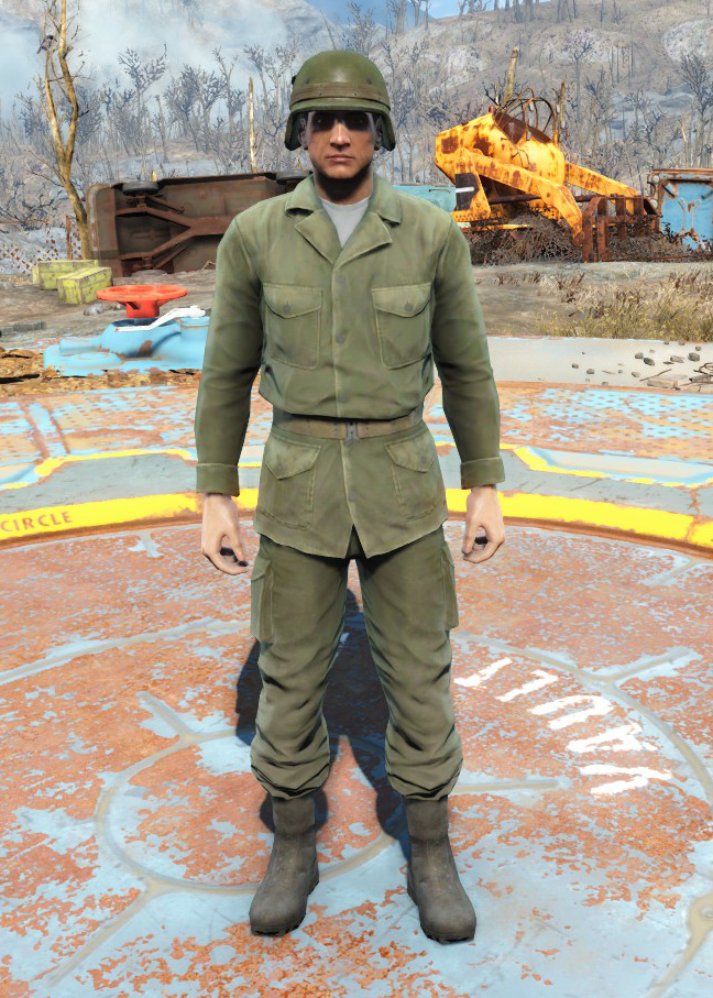 Броня и одежда в Fallout 4 - Армейская форма