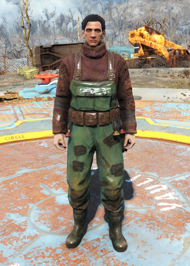 Броня и одежда Far Harbor в Fallout 4 - Рыбацкий комбинезон