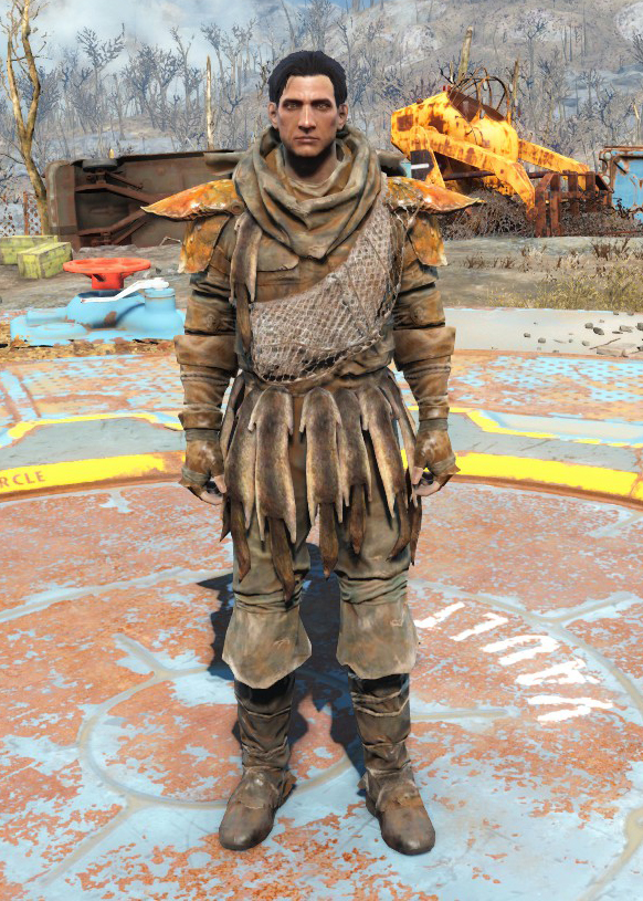 Броня и одежда Far Harbor в Fallout 4 - Охотничья одежда из шкур