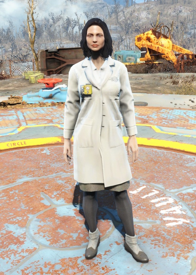 Броня и одежда в Fallout 4 - Лабораторный халат 