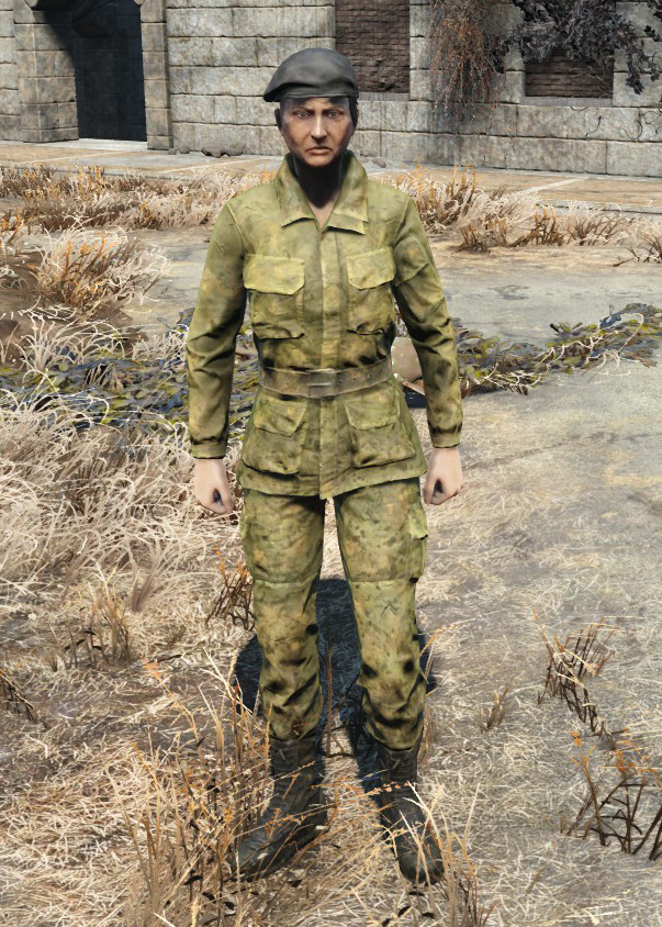 Броня и одежда в Fallout 4 - Военная форма 