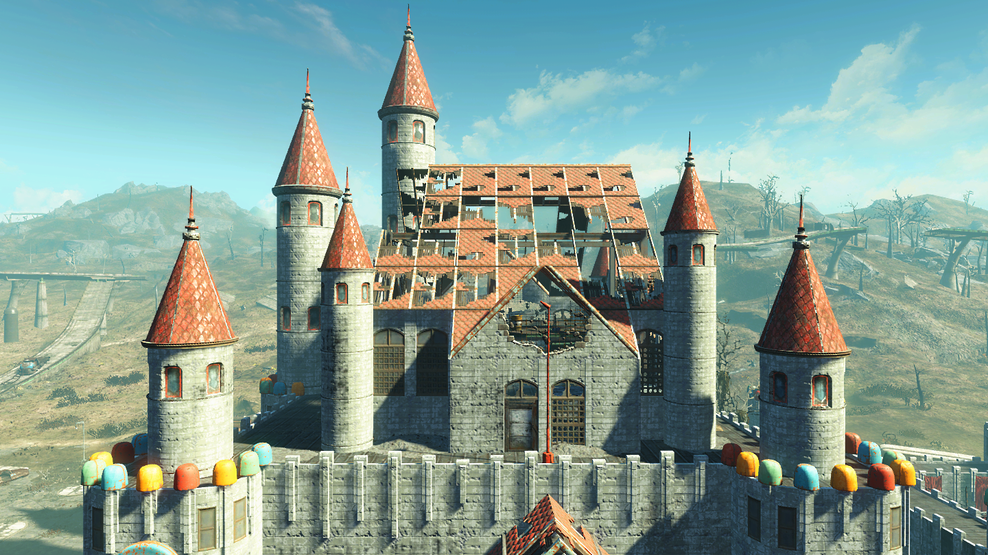 Локации Nuka-World в Fallout 4 - Крыша замка Ядер-Короля