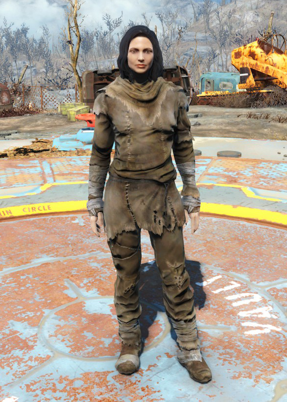 Броня и одежда в Fallout 4 - Костюм из шкуры рад-оленя