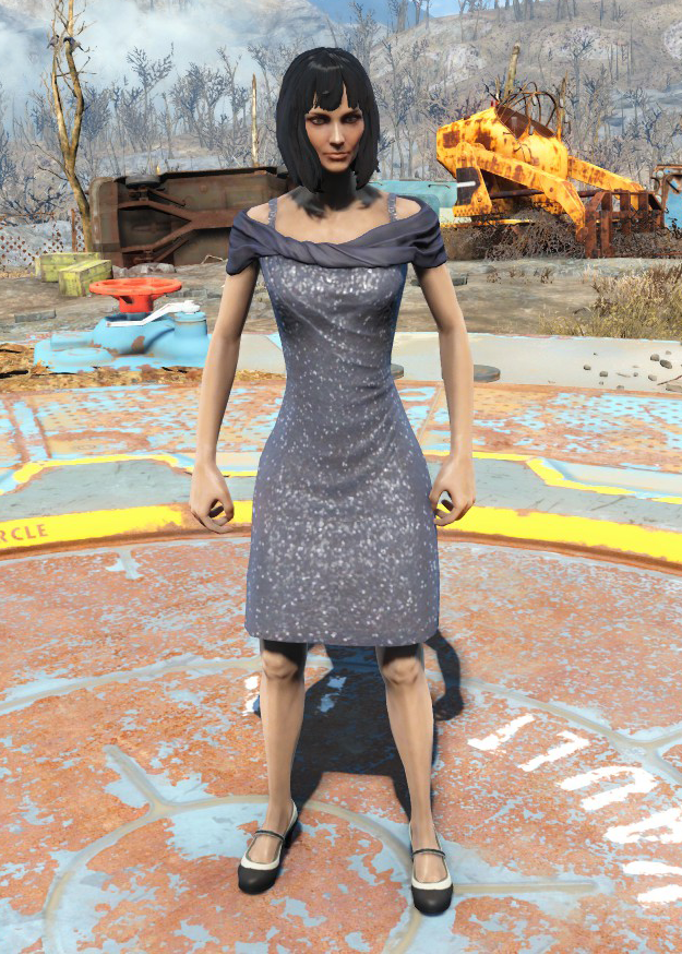 Броня и одежда в Fallout 4 - Платье с блёстками