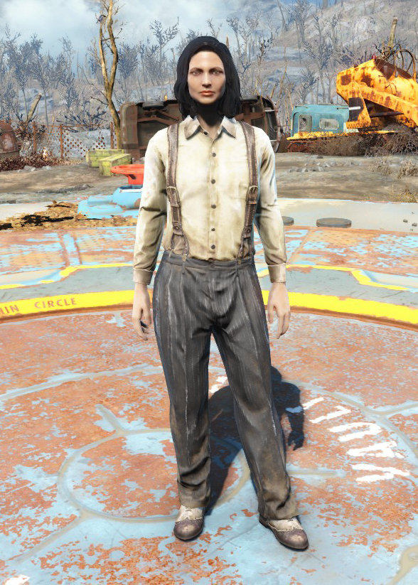 Броня и одежда в Fallout 4 - Подтяжки и слаксы