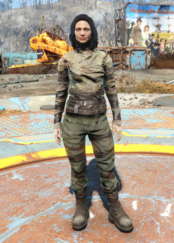 Броня и одежда в Fallout 4 - Кожаная одежда стрелка