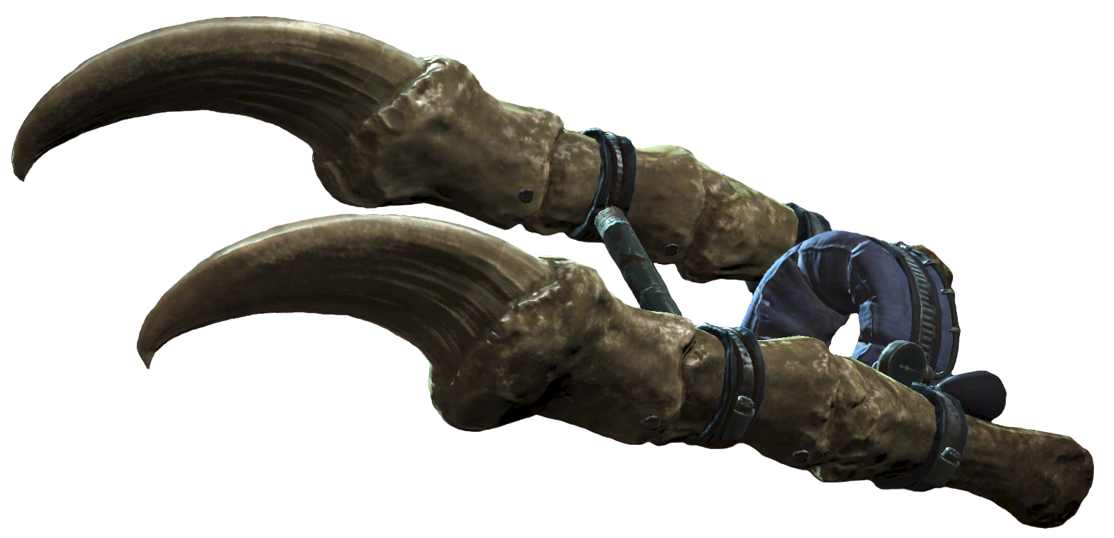 Кулачное оружие в Fallout 4 - Перчатка когтя смерти 