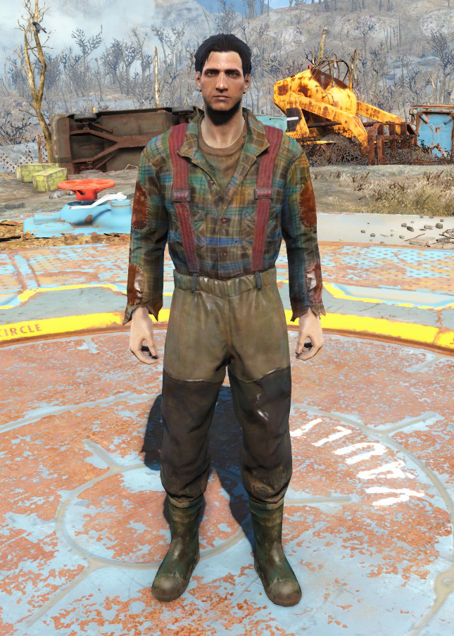 Броня и одежда Far Harbor в Fallout 4 - Рыбацкий костюм