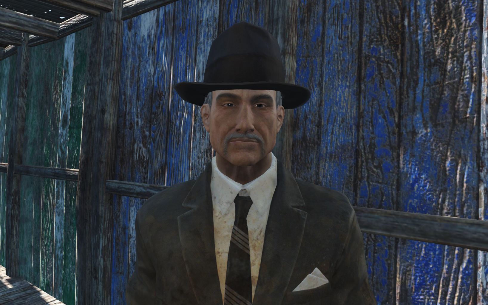 Персонажи в Fallout 4 - Старик Стоктон