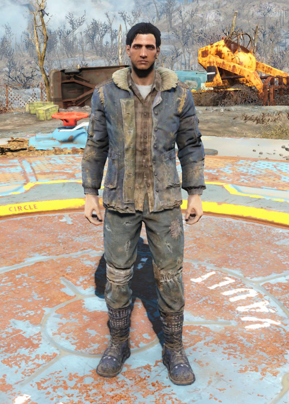 Броня и одежда в Fallout 4 - Зимняя куртка и джинсы