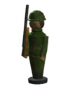 Wooden soldier toy