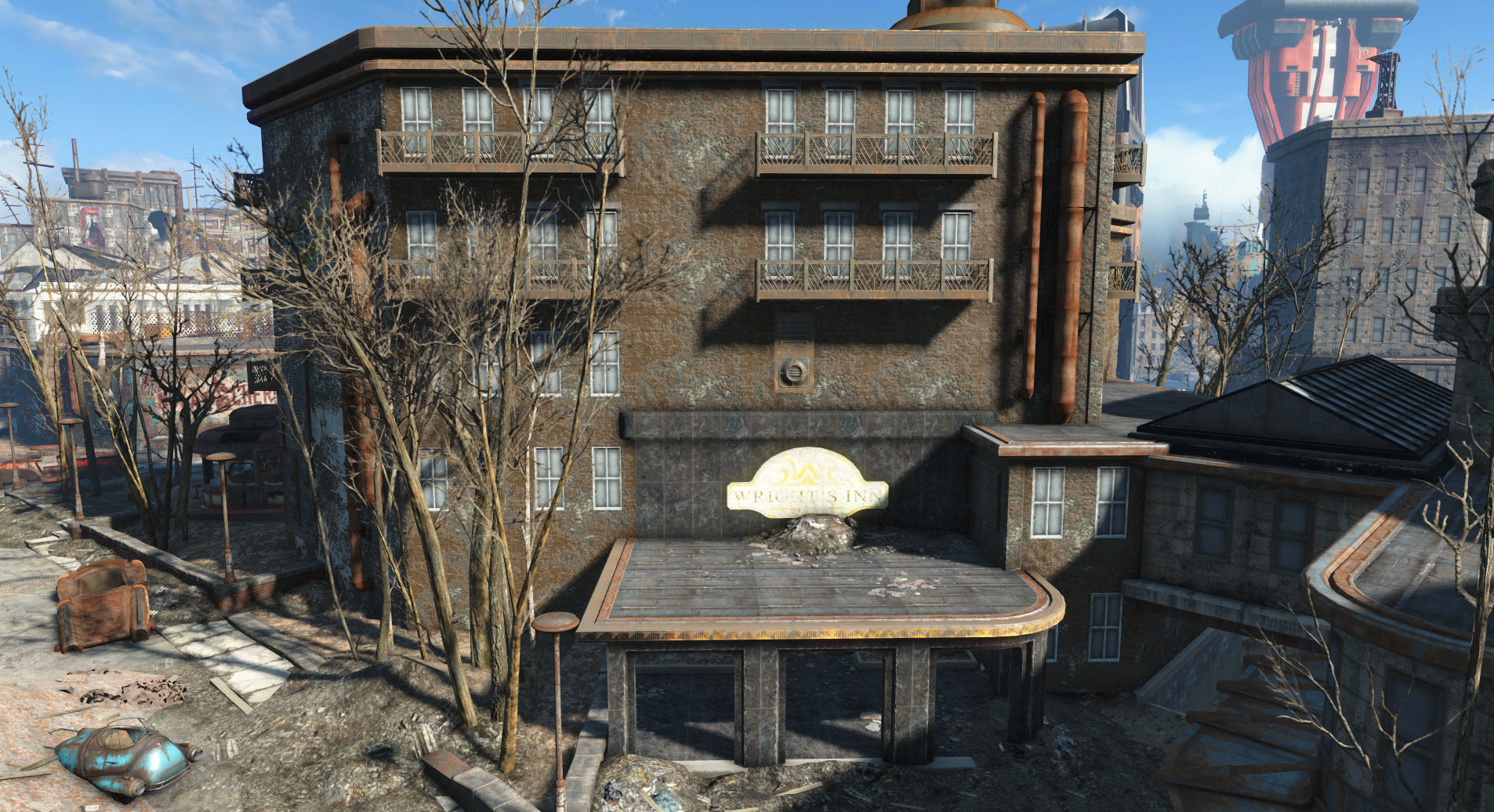 Упоменаемые организации в Fallout 4 - Wright’s Inn