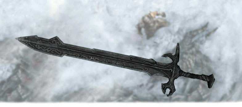 Оружие в Скайрим - Нордский меч героя