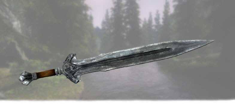 Оружие в Скайрим - Имперский меч